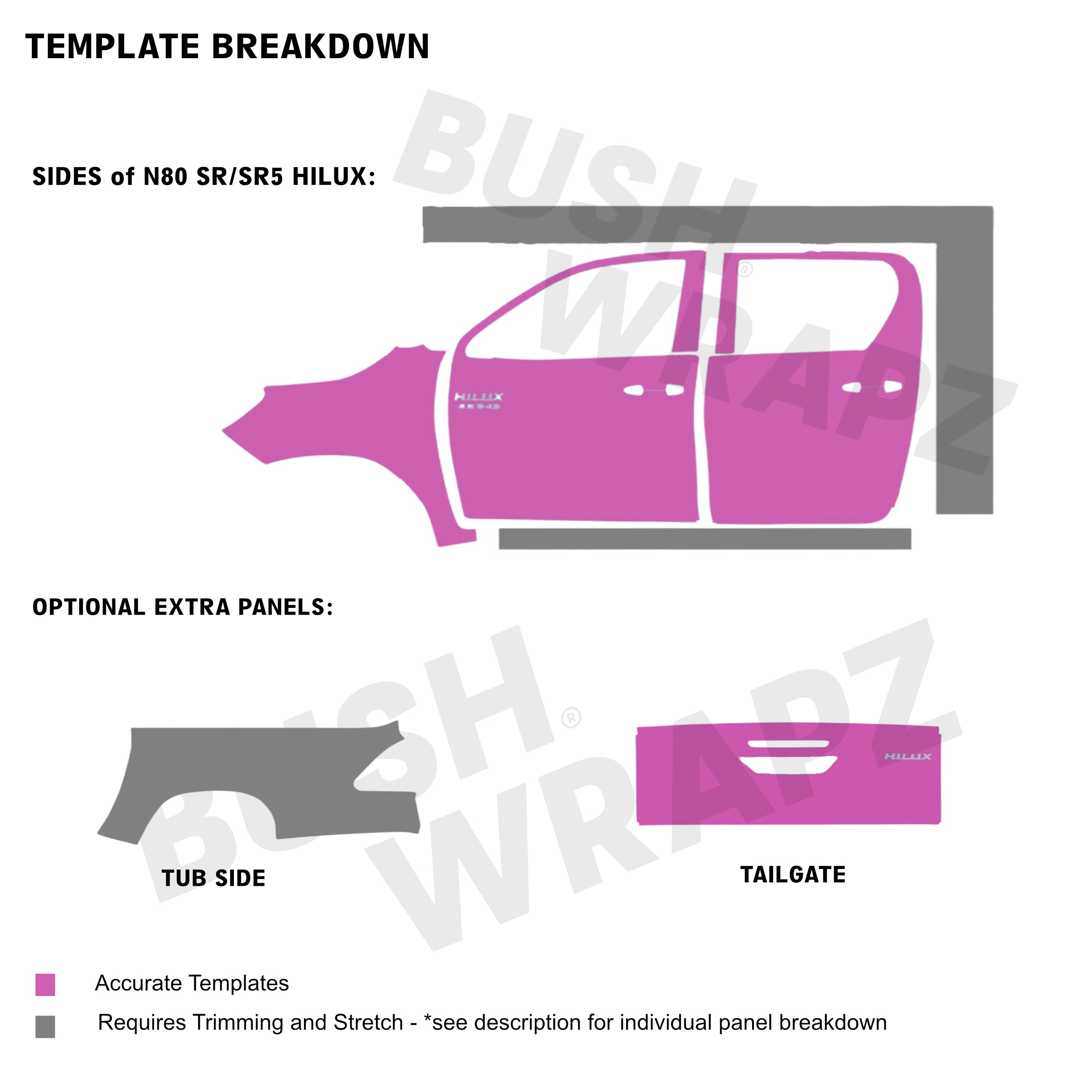 BushWrapz PRO - Toyota Hilux N80 Dual Cab (SR/SR5)